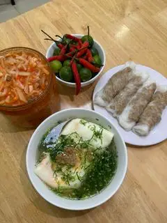 Hình ảnh Bánh cuốn phần 1 trứng - 4 bánh