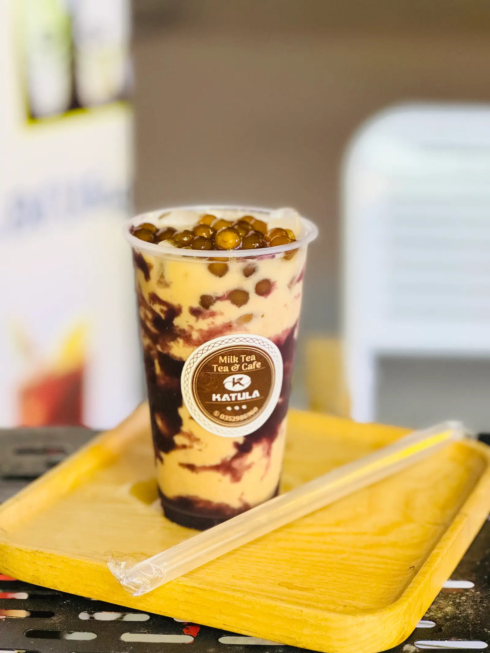 Hình ảnh Trà sữa khoai môn