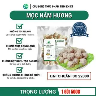 Hình ảnh Mọc Viên Nấm Hương Cửu Long 500g, Mọc Nấm Hương Hữu Cơ Sạch, Không Phụ Gia Nhân Tạo, Đạt ISO 22000