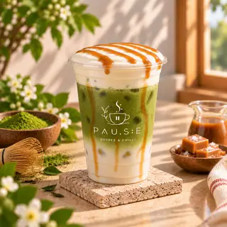 Hình ảnh Matcha Caramel Kem muối