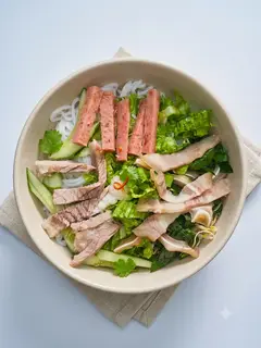 Hình ảnh Bún mắm nêm Thịt luộc - Tai heo - Nem chua