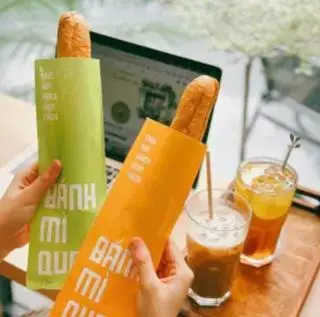 Hình ảnh Combo : Cà Phê Đen/ Sữa L + Bánh Mì Que