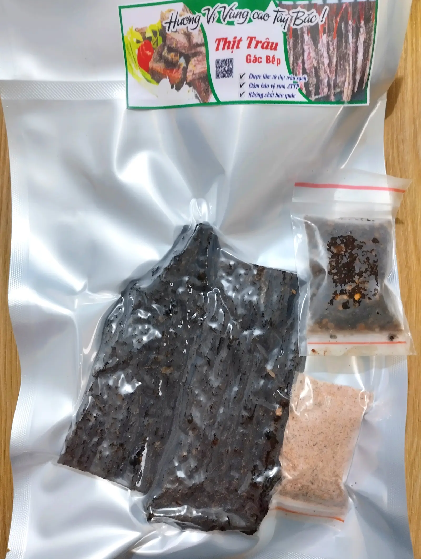 Hình ảnh Trâu gác bếp gói 200g( tặng chẩm chéo)