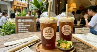 Hình ảnh Hồng trà tắc tươi Ly 700ml