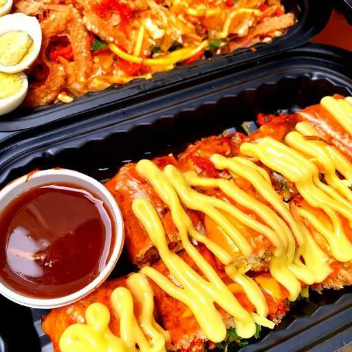 Hình ảnh Bánh tráng cuốn me bơ