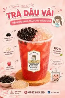 Hình ảnh Trà dâu vải 500ml