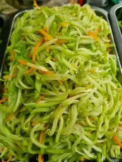 Hình ảnh Su Su xào cà rốt