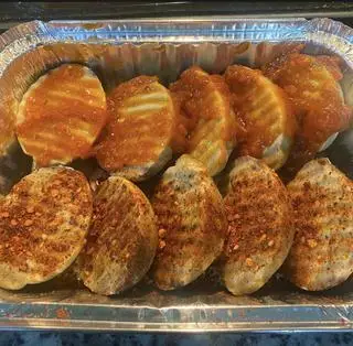Hình ảnh Trứng gà mix 2 vị ( sate + Tứ Xuyên) 
