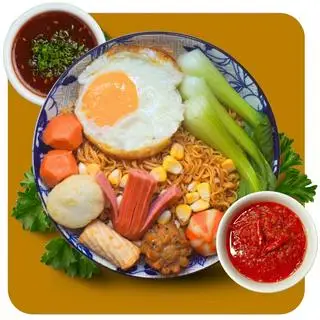 Hình ảnh Mì Trộn Indomie Viên Chiên → áp voucher • còn 37k