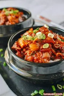 Hình ảnh Cơm Kim Chi Xào Ba Chỉ