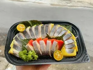 Hình ảnh Cá trích ép trứng - herring with roe 10 pc