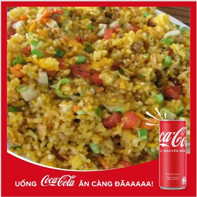 Hình ảnh Cơm rang dưa bò - 1 coca lon
