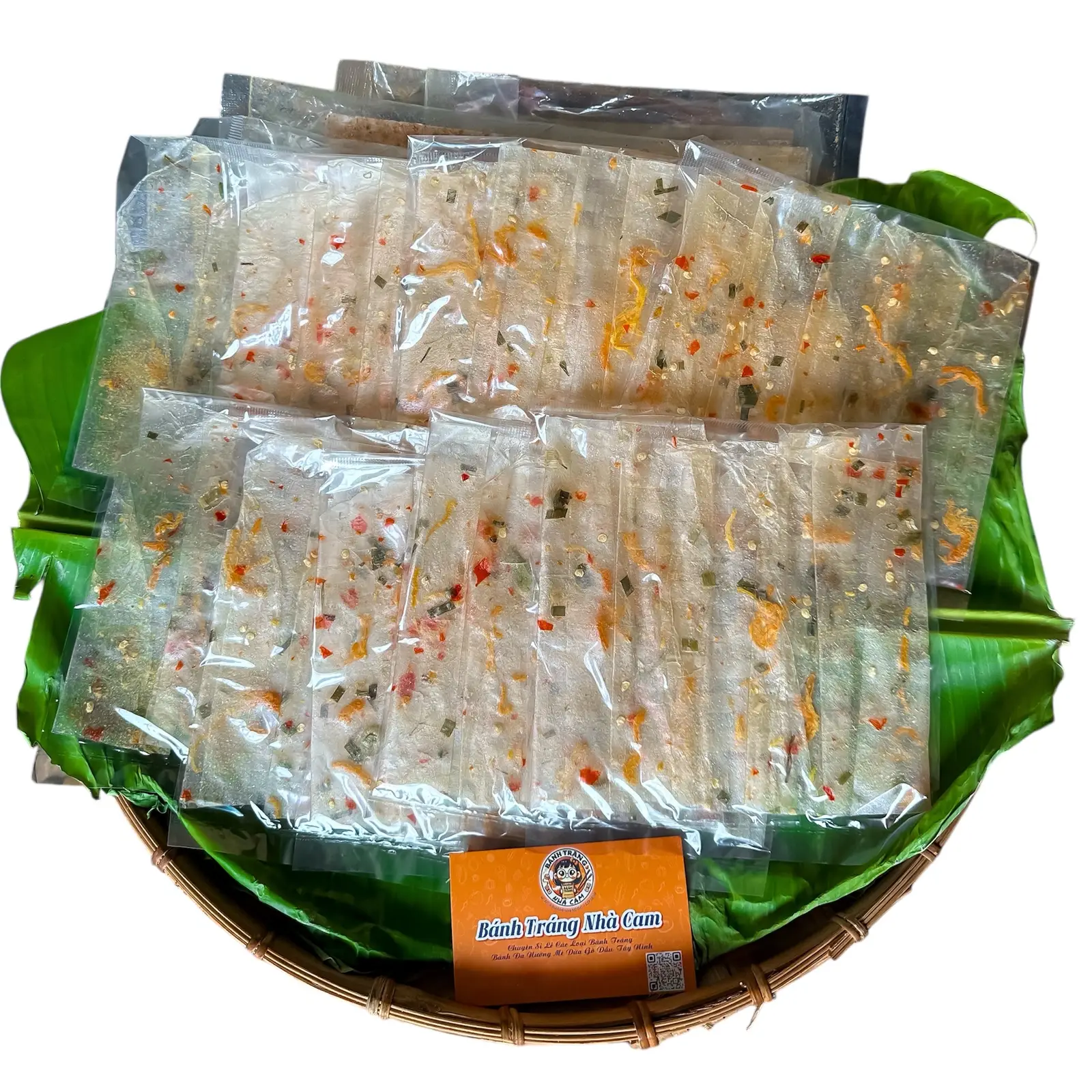 Hình ảnh Combo 5 Bịch - Bánh Tráng Dẻo Cuốn Khô Gà 