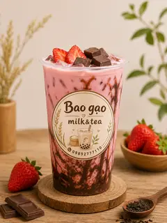 Hình ảnh sữa dâu socola 