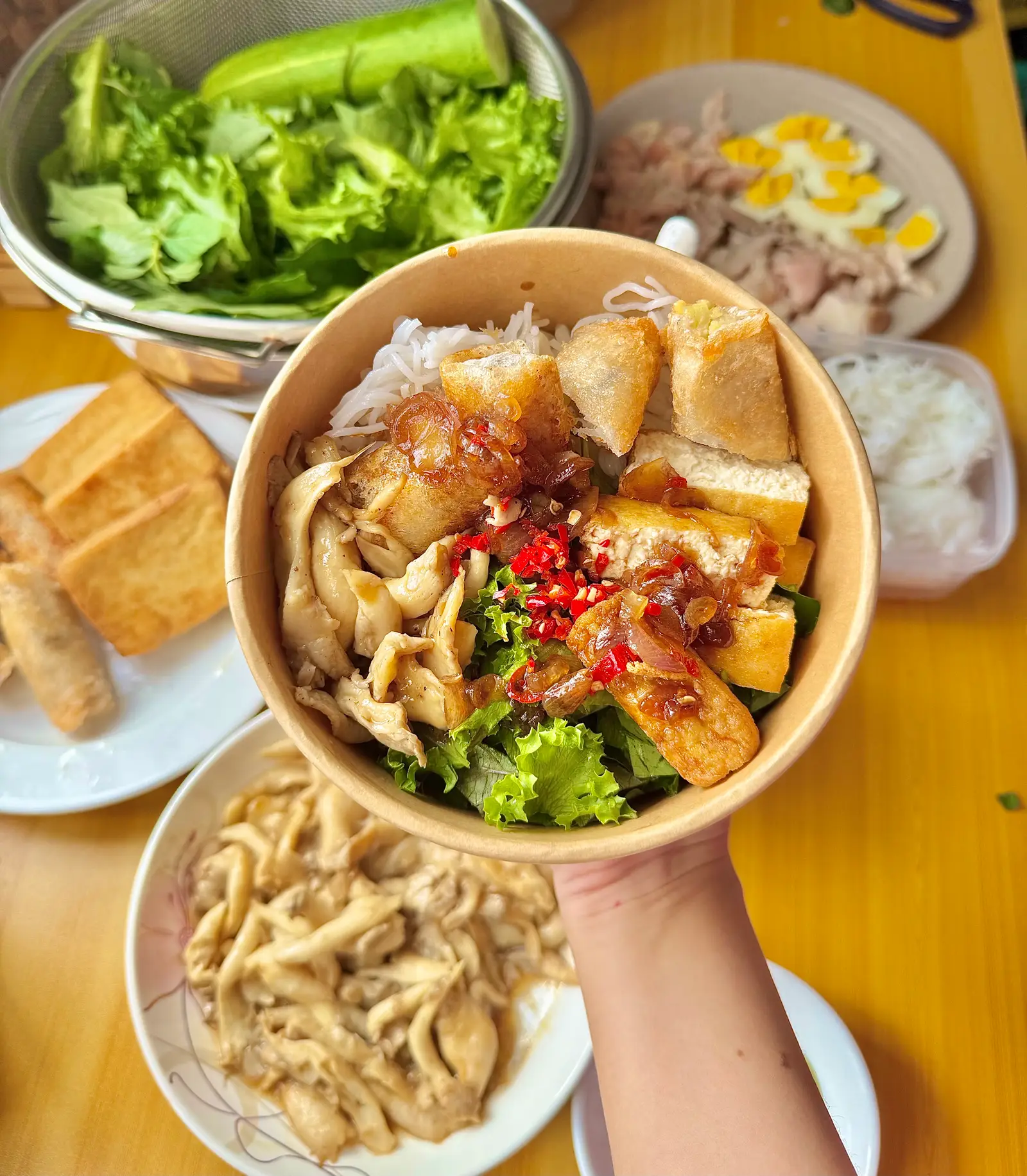 Hình ảnh Bún nước tương chay