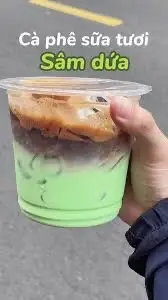 Hình ảnh Sâm dứa sữa cà phê