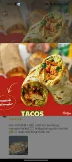 Hình ảnh Tacos trứng - xúc xích size L
