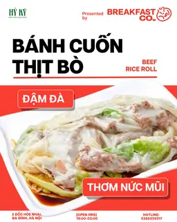 Hình ảnh Bánh cuốn thịt bò