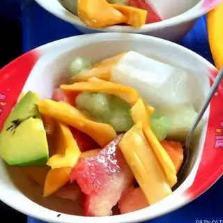 Hình ảnh Thạch dừa hoa quả