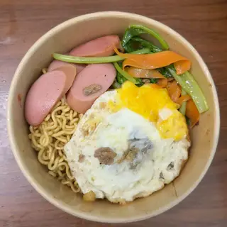 Hình ảnh Mì trộn indomie Trứng opla