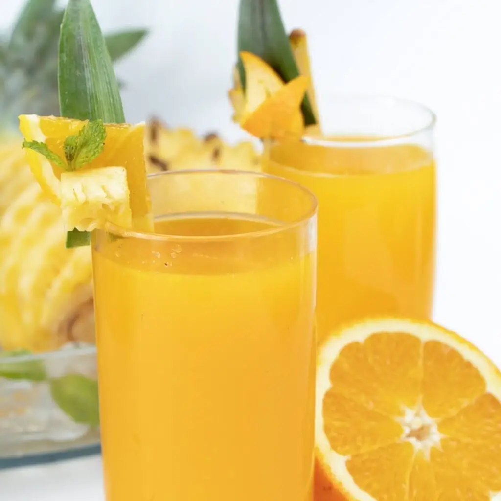 Hình ảnh mix nước ép Cam Dứa
