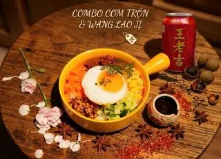 Hình ảnh Combo Cơm Trộn + Trà thảo mộc Wang Lao Ji