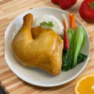 Hình ảnh Cơm đùi gà hấp