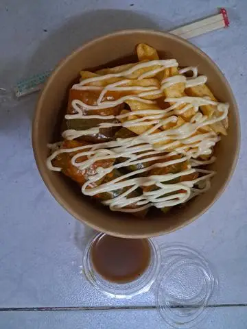 Hình ảnh Bánh tráng cuốn snack