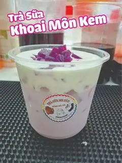 Hình ảnh TRÀ SỮA KHOAI MÔN KEM 1LIT