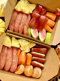Hình ảnh táo+bưởi+xoài+mận+cóc+muối tôm 