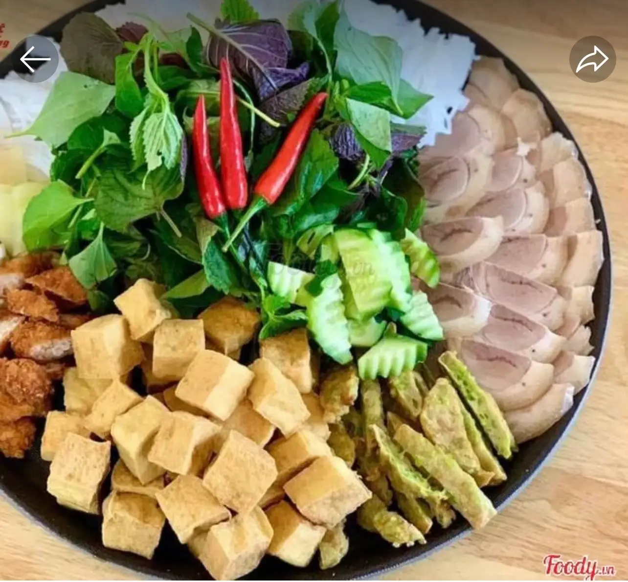 Hình ảnh Bún Đậu Thập Cẩm + bún đậu thường 