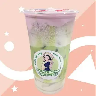 Hình ảnh Matcha latte dâu