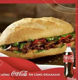 Hình ảnh Bánh mì giò chả thịt nguội +coca