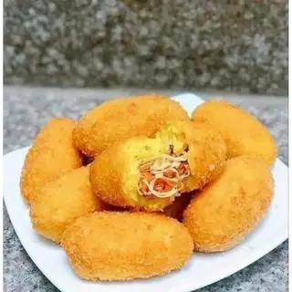 Hình ảnh xôi gà nấm chiên giòn (2 chiếc) 