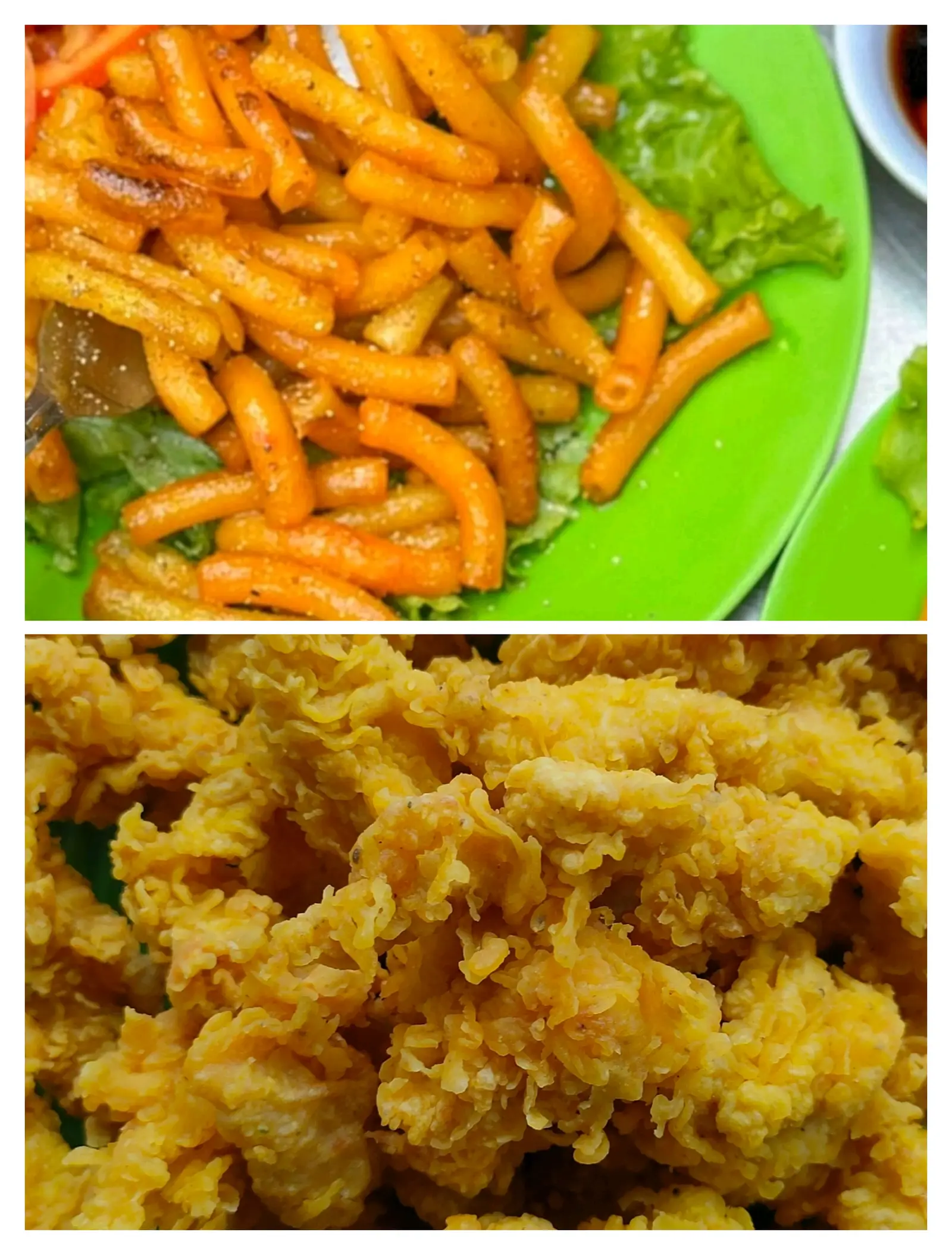 Hình ảnh Nui Xào Gà Viên Chiên Giòn + Mayonnaise  (Phần Lớn)