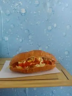 Hình ảnh bánh mì ốp la 2 trứng