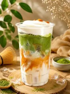 Hình ảnh Matcha caramel muối