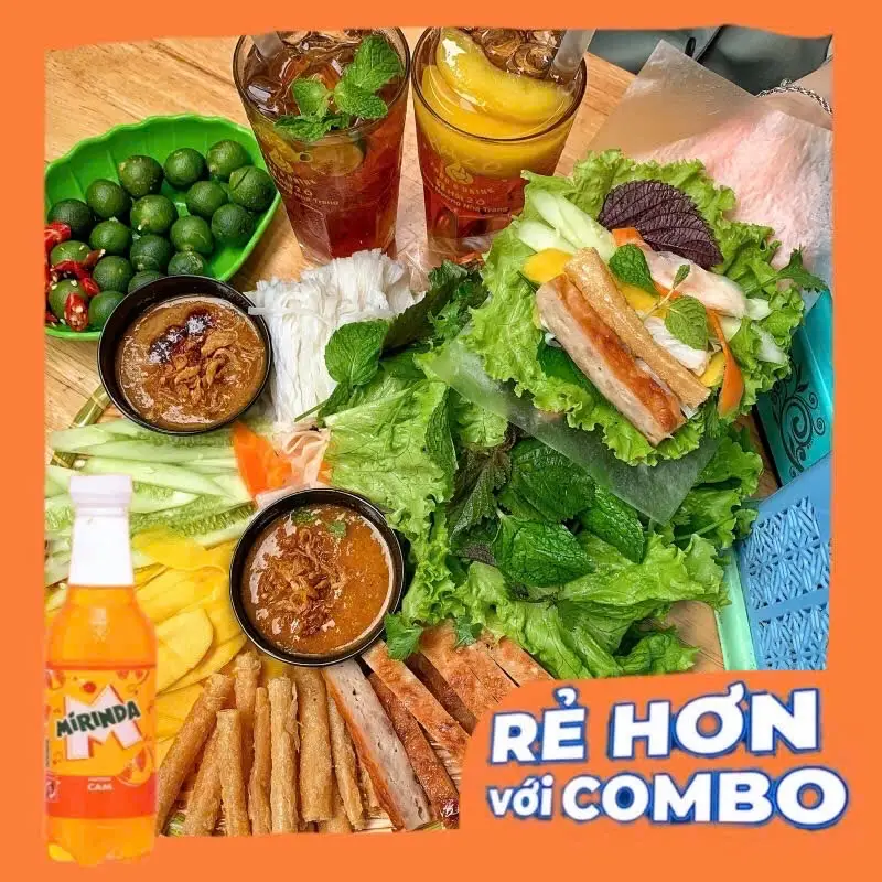 Hình ảnh COMBO: Nem Nướng + Mirinda