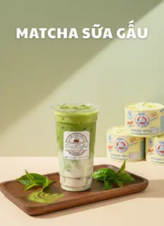 Hình ảnh Matcha sữa gấu