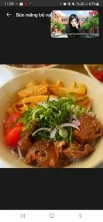 Hình ảnh Bún măng bò nạm gân