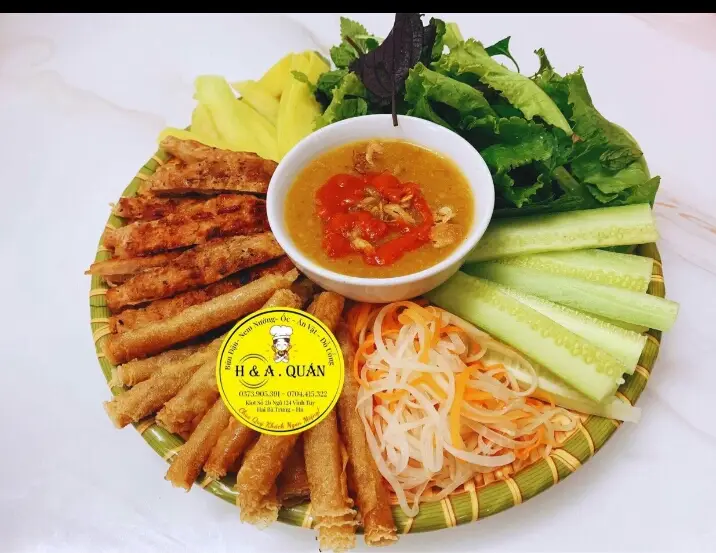 Hình ảnh Nem nướng nha trang xuất lớn ( 8 cuốn)