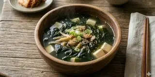 Hình ảnh Canh Rong Biển Nước Dùng Xương 