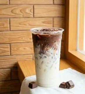 Hình ảnh CACAO LATTE size L tặng Topping 