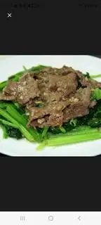 Hình ảnh Cải bó xôi xào bò