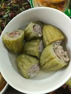 Hình ảnh Cơm khổ qua dồn thịt kho