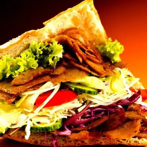 Hình ảnh Bánh mì doner Kebab - lớn