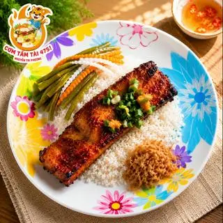 Hình ảnh Cơm sườn Non + Khô (chà bông cá)