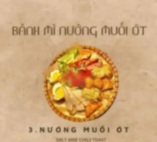 Hình ảnh Bánh mì nướng muối ớt đặc biệt 1 bánh