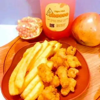Hình ảnh Gà viên lắc phô mai