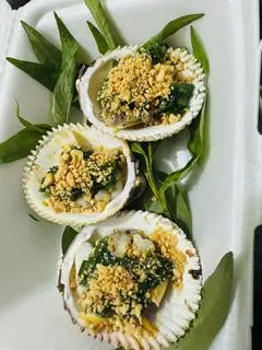 Hình ảnh Sò dương nướng mỡ hành